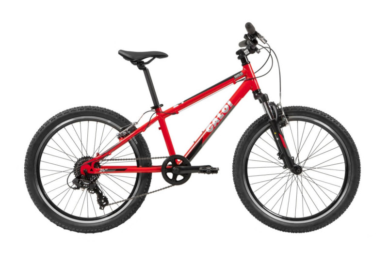 Bicicleta Caloi Juvenil Wild Aro 24 8v vermelho 2021