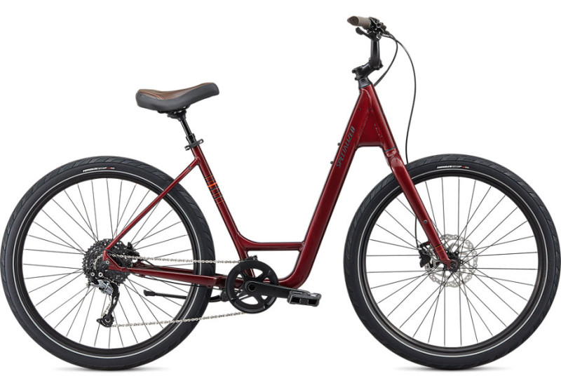 Bicicleta Roll Elite Low-Entry Vermelha 