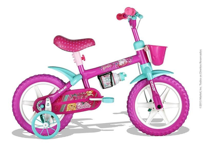 Bicicleta Caloi Barbie Aro 12