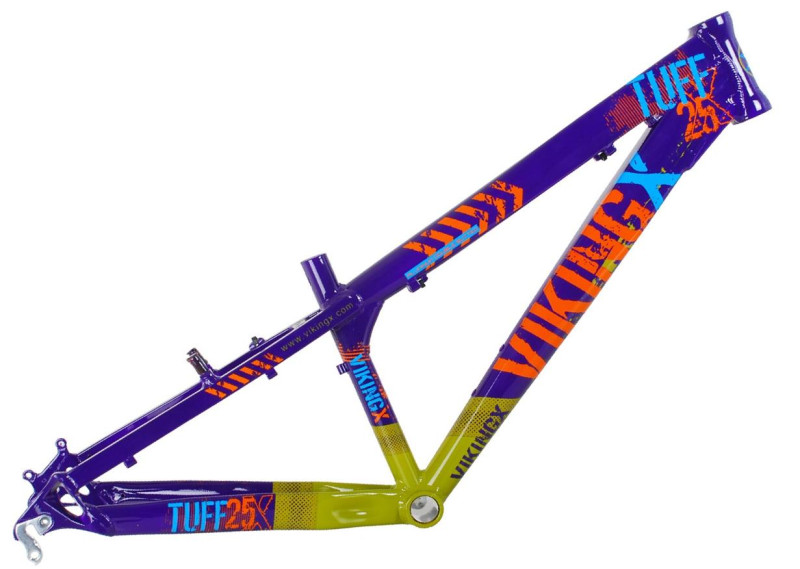 Quadro 26 Alumínio Dirt Jump Viking X Tuff X-25 Violeta