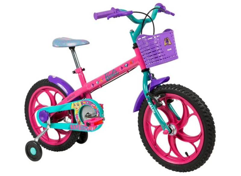 Bicicleta Caloi Barbie Aro 16 2020