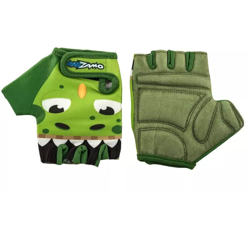 Luvas de Ciclista Imp Infantil Dino Verde M