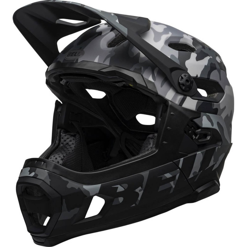 Capacete Bell Super DH-MIP G Preto/Camuflado