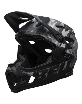 Capacete Bell Super DH-MIP G Preto/Camuflado