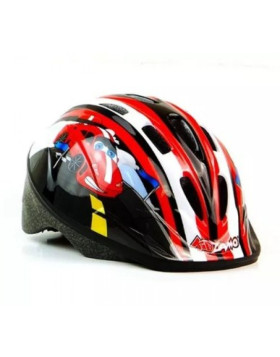 Capacete KidZamo Infantil Racing M Vermelho