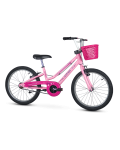 Bicicleta Nathor Aro 20 Feminina Bella Bco/Rsa