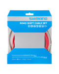 Cabo de Marcha Shimano  para Road Completo - Vermelho