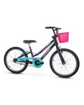 Bicicleta Nathor Aro 20 Feminina Grace Pto/Vrd