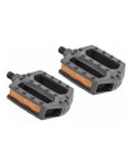  Pedal Plastico de Plataforma 9/16 Preto Metalciclo