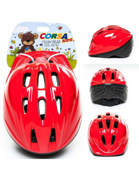 Capacete Infantil Pz-11 Kidzamo P (48-52Cm) Vermelho 