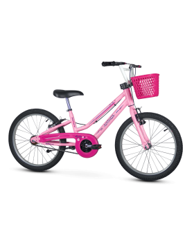 Bicicleta Nathor Aro 20 Feminina Bella Bco/Rsa