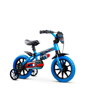 Bicicleta Nathor Veloz Azul/Preto Aro 12