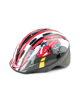 Capacete KidZamo Infantil Racing M Vermelho