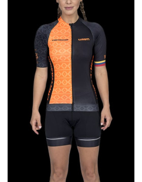 Camisa Woom Supreme Cartagena Feminina laranja 